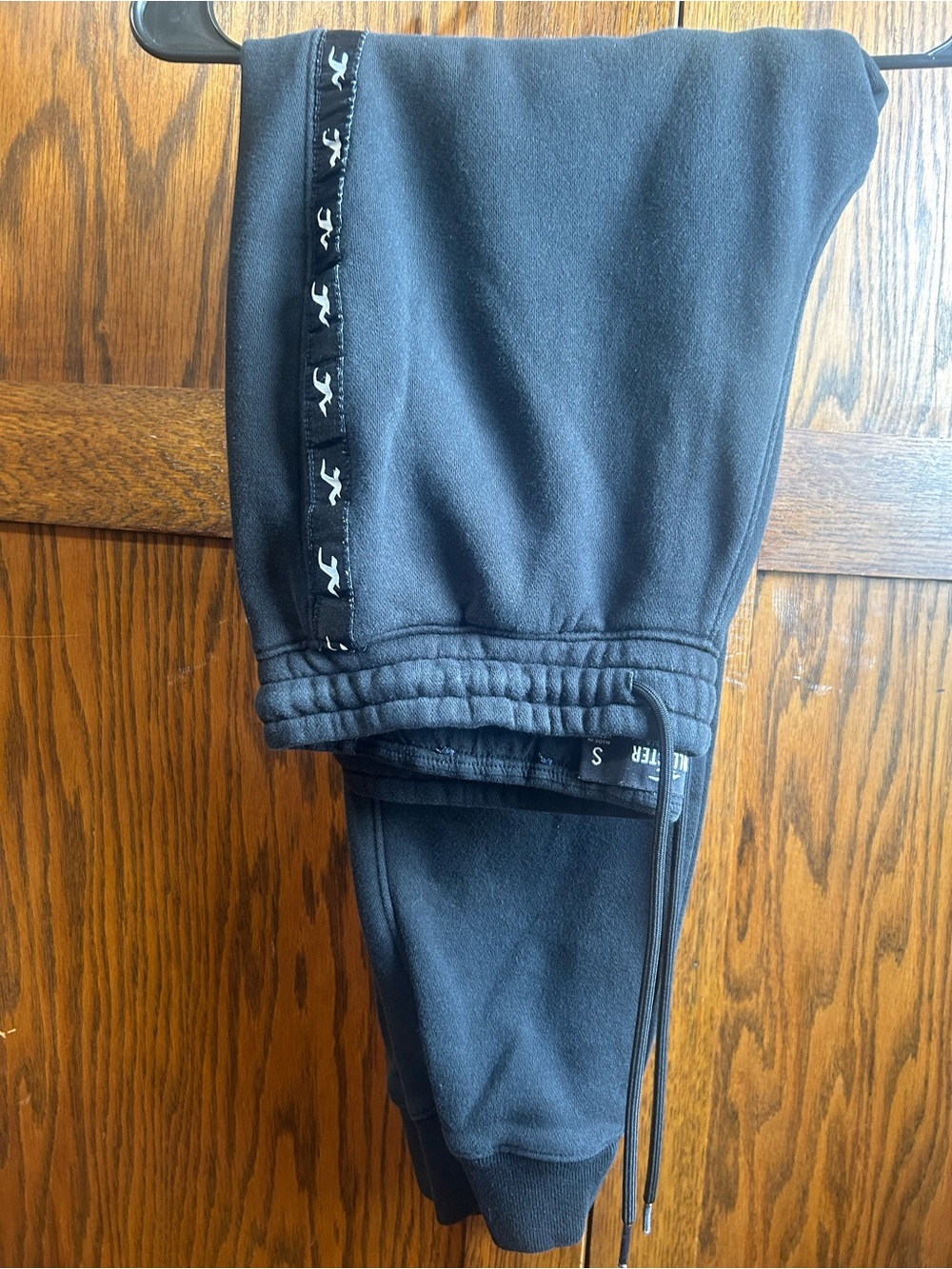 Hollister Black Drawstring Jogger Pants